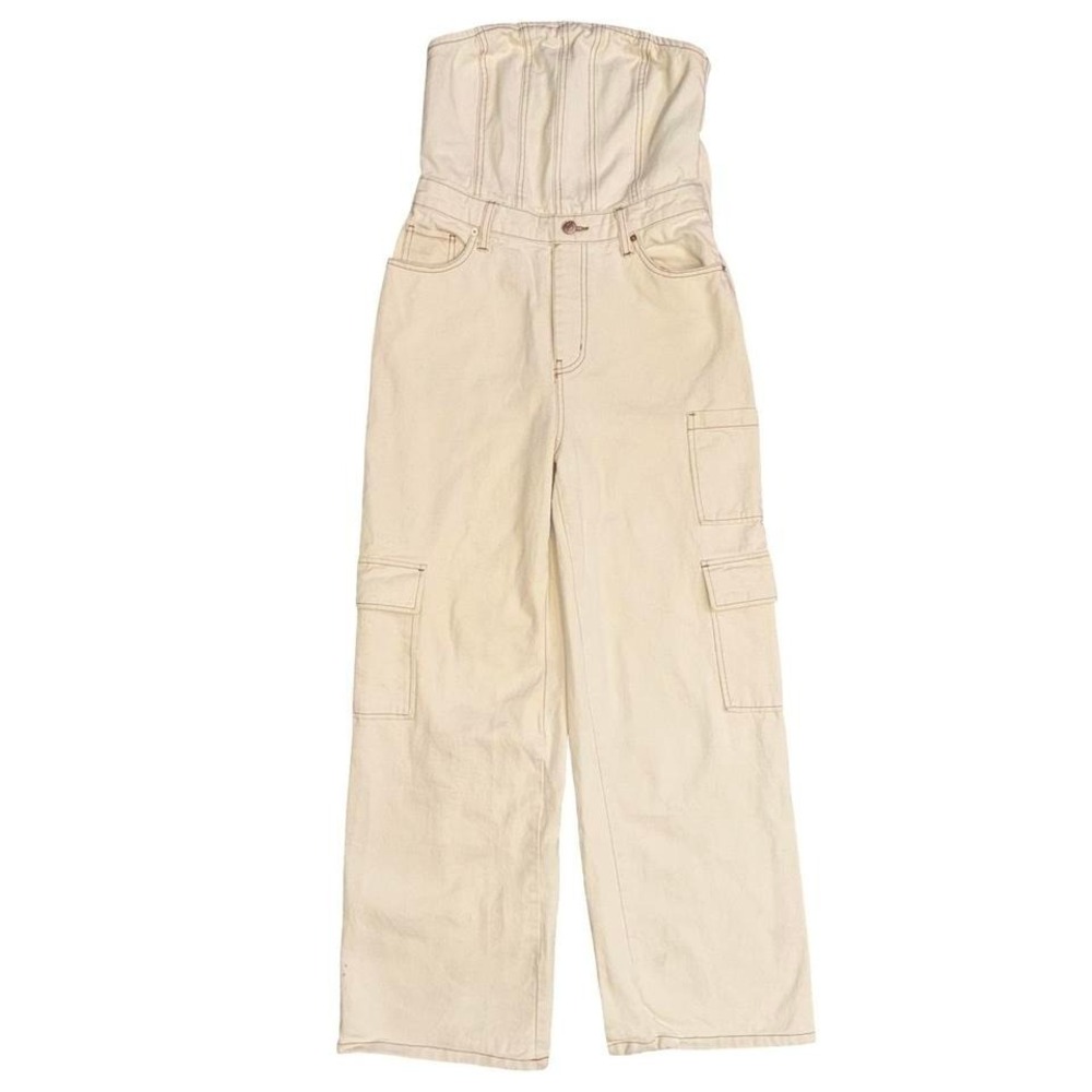 Denim‎ Cargo Tube Jumpsuit Wild Fable Women's small